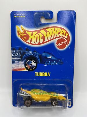 Hot Wheels Turboa 2061 Yellow #155 Mattel 1991 Sealed