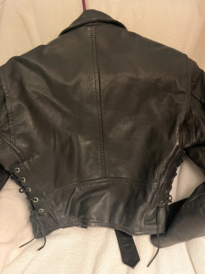 Sea Dream Vintage Womens Motocycle Jacket  - Image 2 of 4