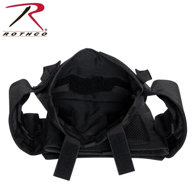 Rothco Laser Cut MOLLE Carrier Vest - Black - Image 3 of 4