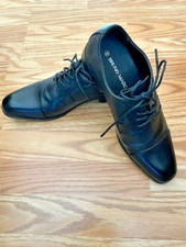 Bruno Marc New York Men's Oxford Shoe Size 9 Black Lace Up
