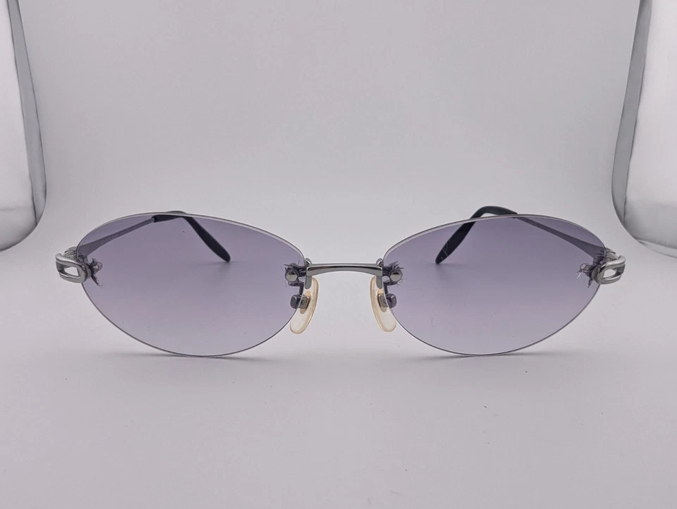 Solo monturas para gafas Givenchy, GV3265, 56-17, plateadas Foto 2 de 4