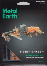Fascinations Metal Earth MOTOR GRADER 3D Laser Cut Steel Metal Model Kit MMS184