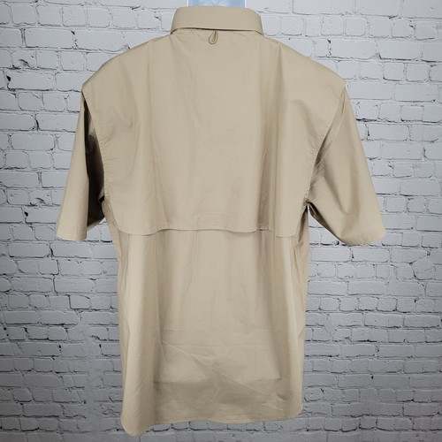 NWD Texas Open National Championships Tan Performance Button Down Koszula Duża L - Zdjęcie 2 z 13