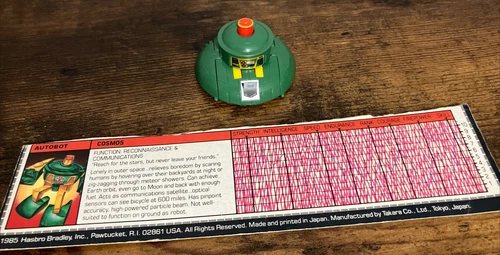 Vintage 1984 G1 Transformers Cosmos Takara Minibot Action Figure