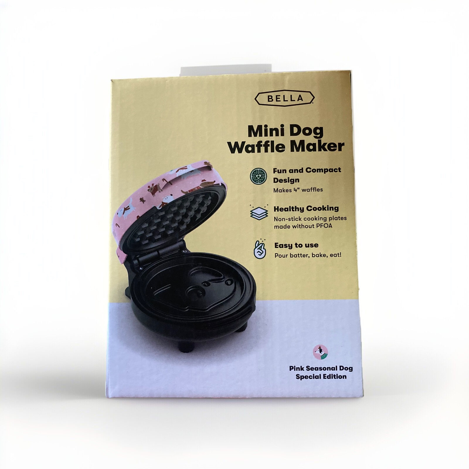 Bella Mini Dog Waffle Maker for Cute Pet-Shaped Treats-image