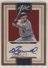 2016 Panini Prime Cuts Base VI Auto 33/49 Jeff Bagwell #171 Auto HOF 0l2