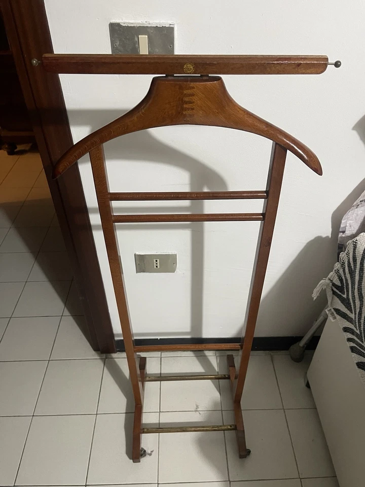 Servomuto, Appendiabiti vintage in legno Fratelli Reguitti anni 70 - Immagine 2 di 4