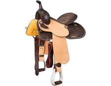 Silver Royal Western Saddle Youth Bear Creek Chocolate Brown SR122Y