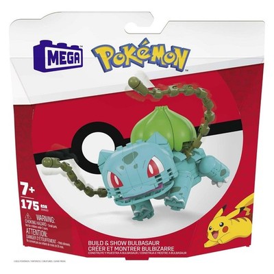 Mattel GVK83 - MEGA - Pokémon - Bauset, 175 Teile, Bisasam