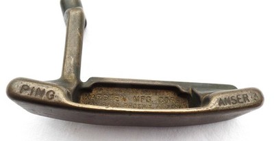 Putter - Ping Karsten Anser Classic Blade Golf Club Karsten 34 inch Messing Kopf