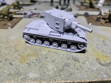 Soviet KV-2 Late Smaller Turret Early War 3D Printed Flames of War 15mm/ 1-100