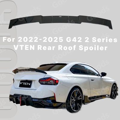 For BMW G42 2 Series 230i M240 22-25 Shark Fin Rear Roof Trunk Upper Lip Spoiler