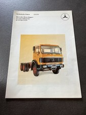 Lastwagen Prospekte - Mercedes-Benz - 3 Datenblätter Kipper/Allradkipper