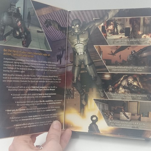 Fear First Encounter Assault Recon PC CD Rom Big Box CIB 5 Discs Manual Untested - Picture 13 of 14