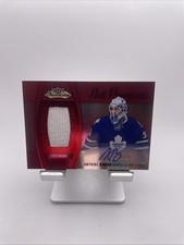 Antoine Bibeau Rookie Auto Material /25 2015-16 Fleer Showcase Hot Prospects