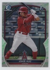 2023 Bowman Chrome Prospects Lunar Glow Refractor Jorge Ruiz #BCP-123 1ek2