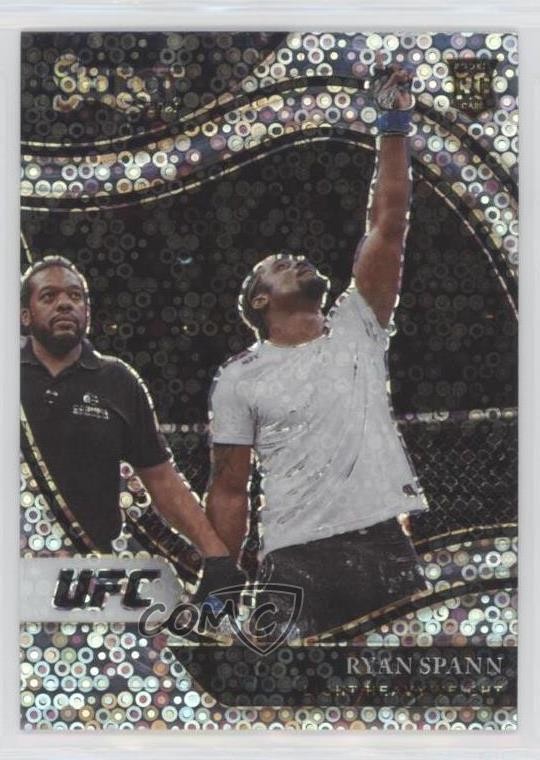 2021 Panini Select UFC Octagonside Disco Prizm Ryan Spann #287 03rx
