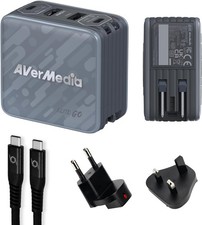 Image of AVerMedia GC313Pro ELITE GO - 1080p60 Capture Card & 100W GaN USB-C Charging Hub
