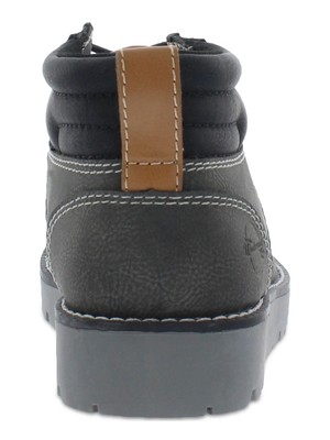 WEATHERPROOF VINTAGE Mens Gray Pull Tab Chester Toe Platform 