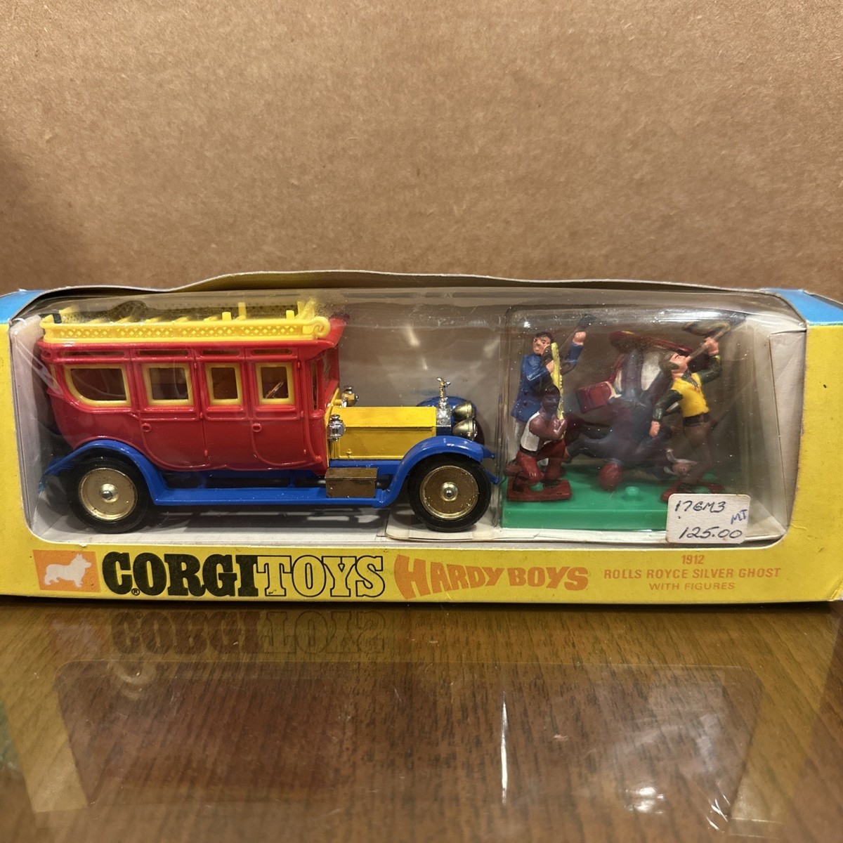 Vintage Rare CORGI TOYS 805 1912 Rolls Royce Silver Ghost - Hardy