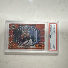 Panini 2023 Mosaic C.J. Stroud NFL Debut Red Mosaic Prizm #ND3 Texans PSA 8