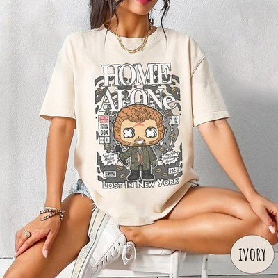 Kevin McCallister Home Alone Vintage Christmas Graphic T Shirt Tee