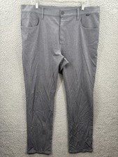 Travis Mathew Open To Close Pant Men 38 x 32 Gray Golf Stretch Lightweight Chino