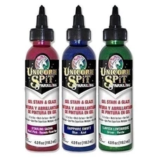 Unicorn SPiT Sparkling - Gel Stain & Glaze - 4oz Galaxy Sparkle Collection -...