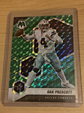 Dak Prescott 2021 Panini Mosaic #58 Green Mosaic Prizm Dallas Cowboys