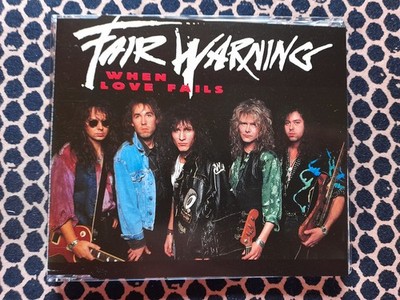 FAIR WARNING - When Love Fails + 2 more * 1992 * WEA * Made in GERMANY