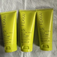 Fekkai Apple Cider Detox Scalp Scrub Exfoliant NEW Travel Size 2oz 60mL Lot of 3
