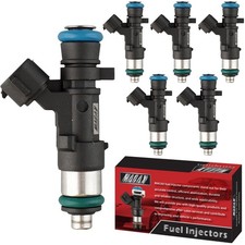 Set of 6 Fuel Injectors 0280158007 Replacement Compatible with Nissan Armada ...