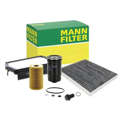 MANN-FILTER Filtersatz Schraube Aktivkohlefilter für KIA CEED JD 1.4-1.6 CRDi