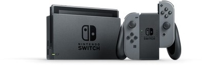 NINTENDO Switch (2017) Joy-Con Gray Spielekonsole - Sehr Gut