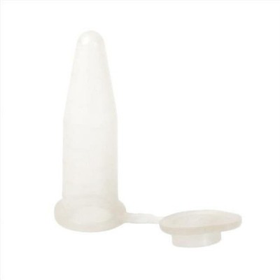Siliconized .6 ml G - Tube Flat Top Microcentrifuge Tube - 500 pk - Natural