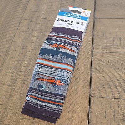 NWT SMARTWOOL Ski Full Cushion Purple Iris Socks Large Murino Snowboard