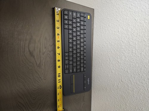 Logitech K400 Plus Wireless Keyboard W/ Touchpad + USB Receiver Tested Works - Picture 16 of 18