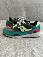 Saucony Shadow 6000 Mercury Shoes Mens 10.5 Green Gray Running Walking Sneakers