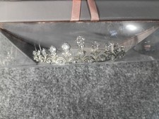 Fine Silver Plated Cubic Zirconia Tiara  Believe by Brilliance