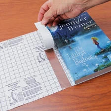 50 Clear Book Cover Reddi Covers, Self Adhesive for Paperbacks 7 inch books