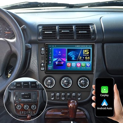 2+64G Carplay Autoradio für Mercedes-Benz M-Klasse W163 ML 350 320 FM Android 15
