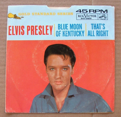Elvis Presley Blue Moon Of Kentucky / That's All Right Rare Original Sleeve Only