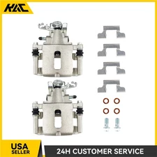 Set of 2 Rear Left & Right Brake Calipers w/ Bracket For Ford Mustang 2005-2014