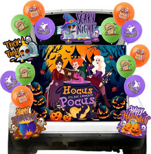Halloween Trunk or Treat Car Decor Kit for SUV Truck Garage Door Decor
