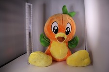 Disney Parks Orange Bird Plush Stuffed Toy Green Wings Yellow Feet 14