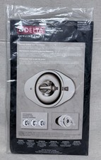 Delta RP29827BL Renovation Cover Plate - Matte Black NEW Also Fits Peerless