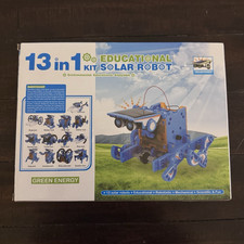13-in-1 Educational Solar Robot Kit Green Energy STEM Set Ages 8-16