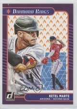 2021 Panini Donruss Diamond Kings On Fire 12/75 Ketel Marte #30 5m1