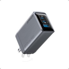 Anker Prime Charger 100W 3 Port GaN USB C Charger Block Foldable and Compact for
