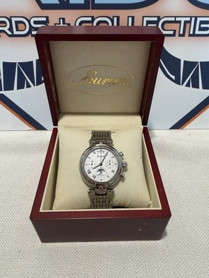 Buran Moonphase Chronograph 31679 Russian Mechanical Watch LE 304/999 Box